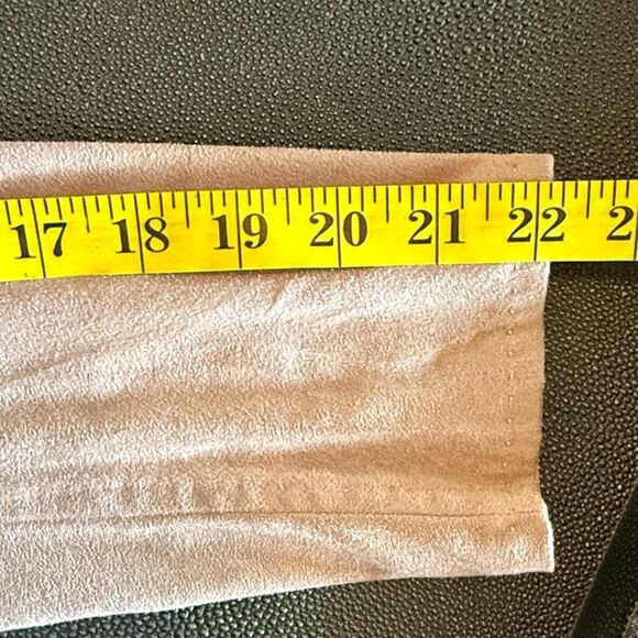 Max Studio London Faux Suede Women's Mauve Open Front Jacket size small - Picture 7 of 8